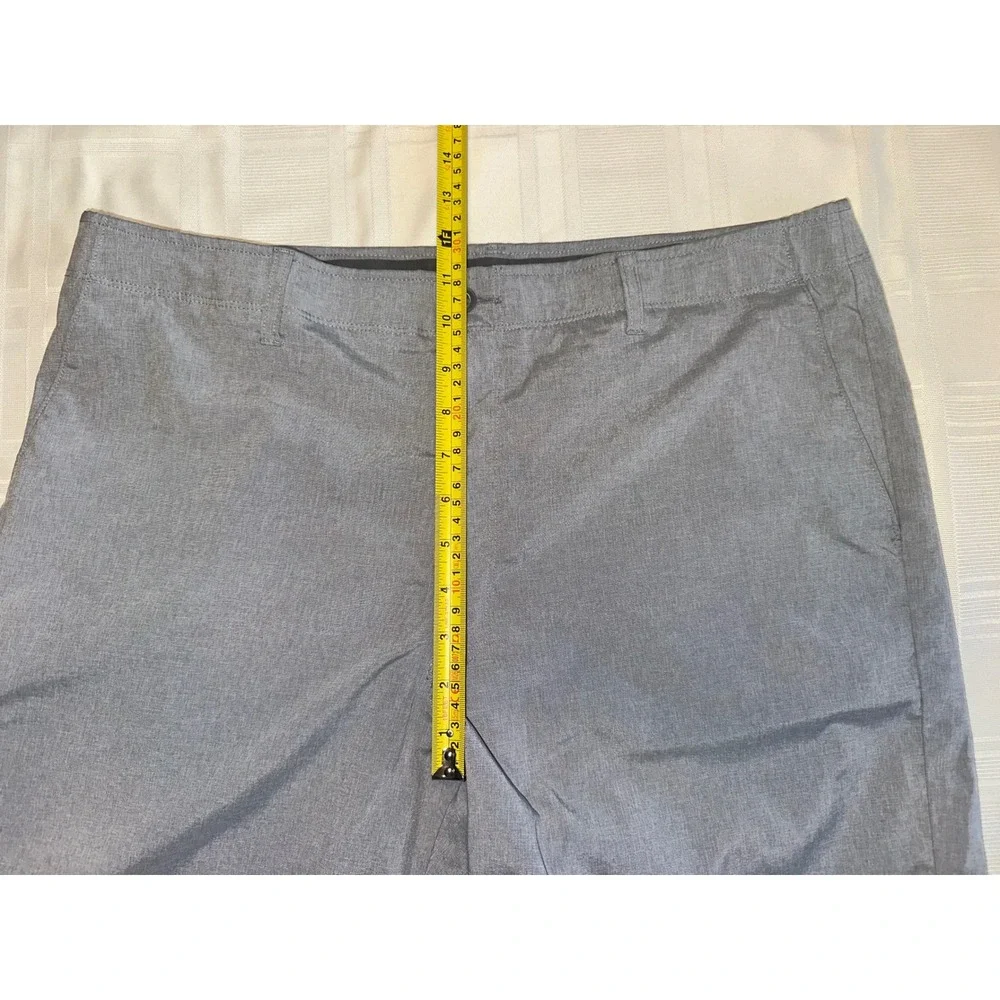 Nicklaus Golf Shorts Mens 36 Grey Performance Flat Front Stretch TA129 TA131